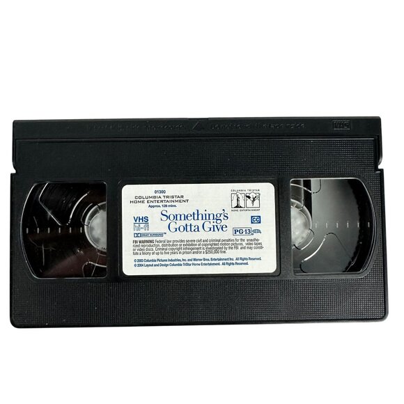 Somethings Gotta Give VHS 2004 Comedy Romance Jack Nicholson Diane Keaton PG-13 - Picture 3 of 8